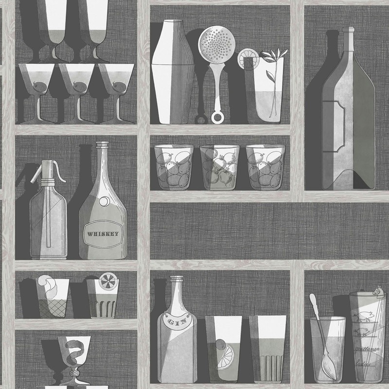 Papel pintado Cole & Son Fornasetti Senza Tempo Cocktail 114-23045