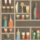 Papel pintado Cole & Son Fornasetti Senza Tempo Cocktail 114-23043 a