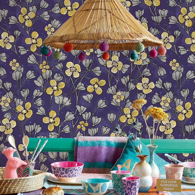 Mural Eijffinger Rice 2 Poetic Wall Flower 383615