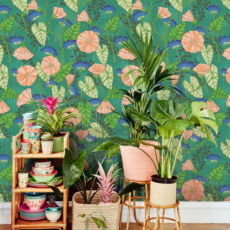 Mural Eijffinger Rice 2 Bindweed Flower 383605